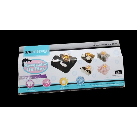 Spa Massage Cat Foot Massager With Vibration & Comfort Fabric For Home/Office Us - Picture 5 of 6